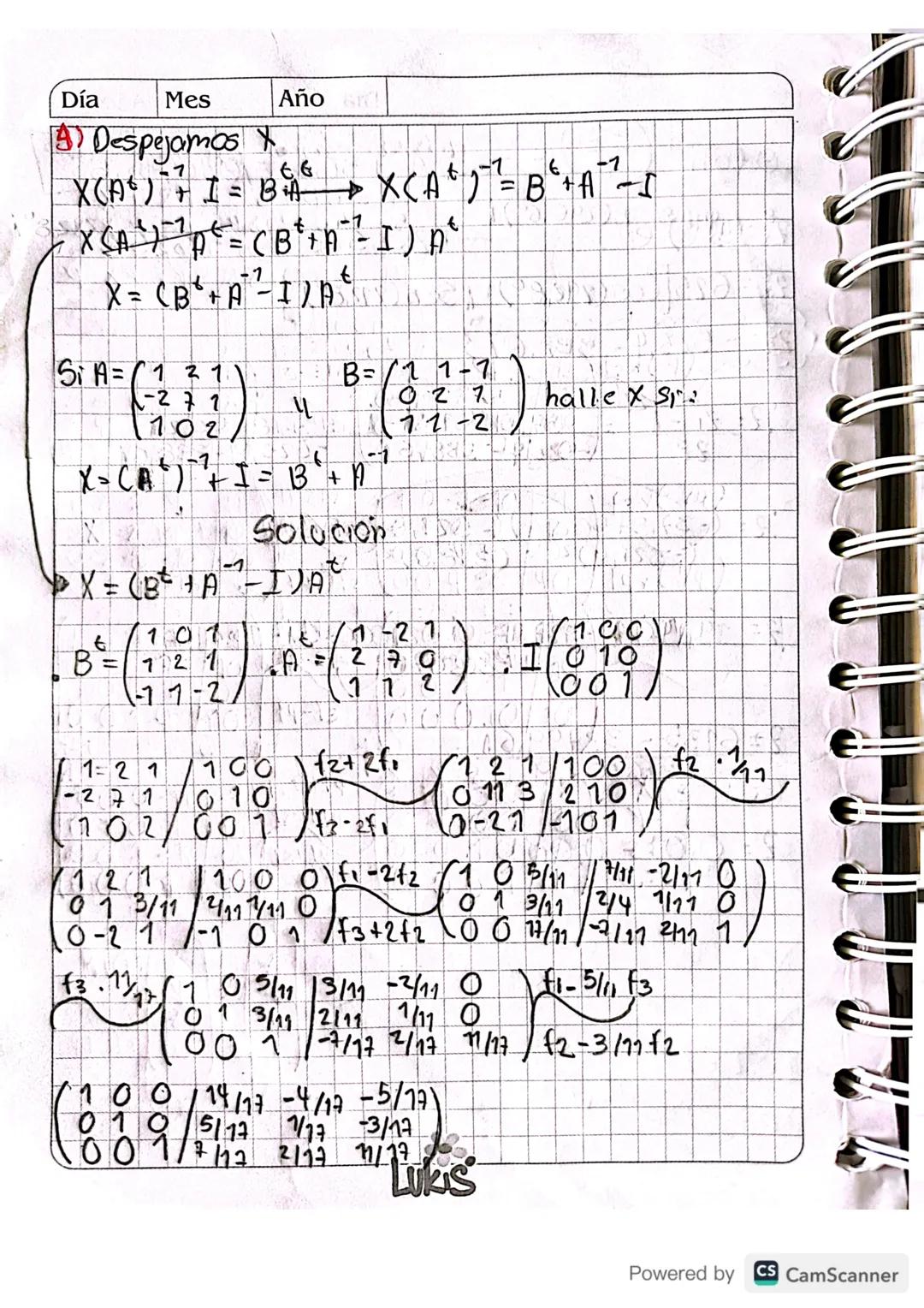 # Clase 14.04/10/2023

# MATRICES.

Definición 1: Se llama matriz a un ordenamiento de elementos en filas y columnas, encerradas dentro de u