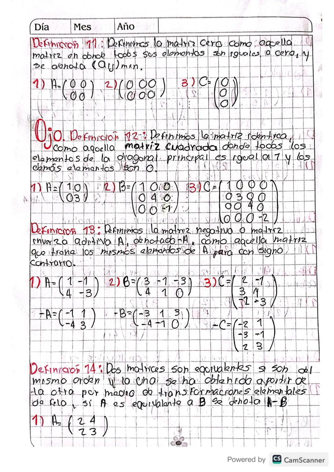 # Clase 14.04/10/2023

# MATRICES.

Definición 1: Se llama matriz a un ordenamiento de elementos en filas y columnas, encerradas dentro de u