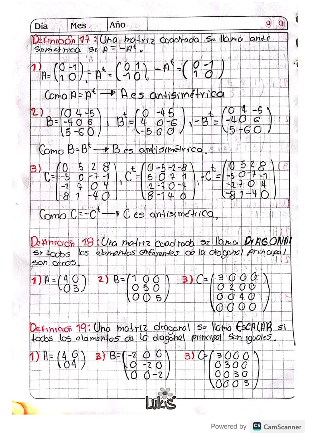 # Clase 14.04/10/2023

# MATRICES.

Definición 1: Se llama matriz a un ordenamiento de elementos en filas y columnas, encerradas dentro de u