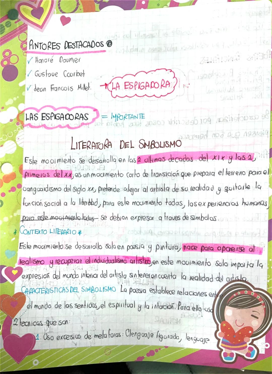 PINTORES DESTACADOS
Honoré Daumier
✓ Gustave Courbet
✓ dean Francois Millet: CLA ESPIGADORA:
= IMPORTANTE
Daigle
Sint Not
LAS ESPIGADORAS an