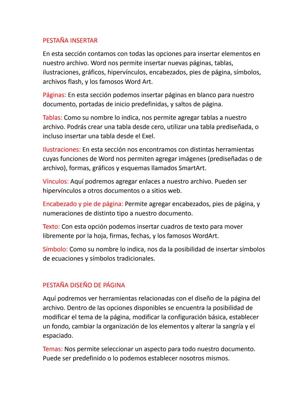 FUNCIONES DE LAS HERRAMIENTAS DE WORD.
PESTAÑA INICIO
Aquí podemos encontrar las herramientas principales. Son las que se utilizan
más a men