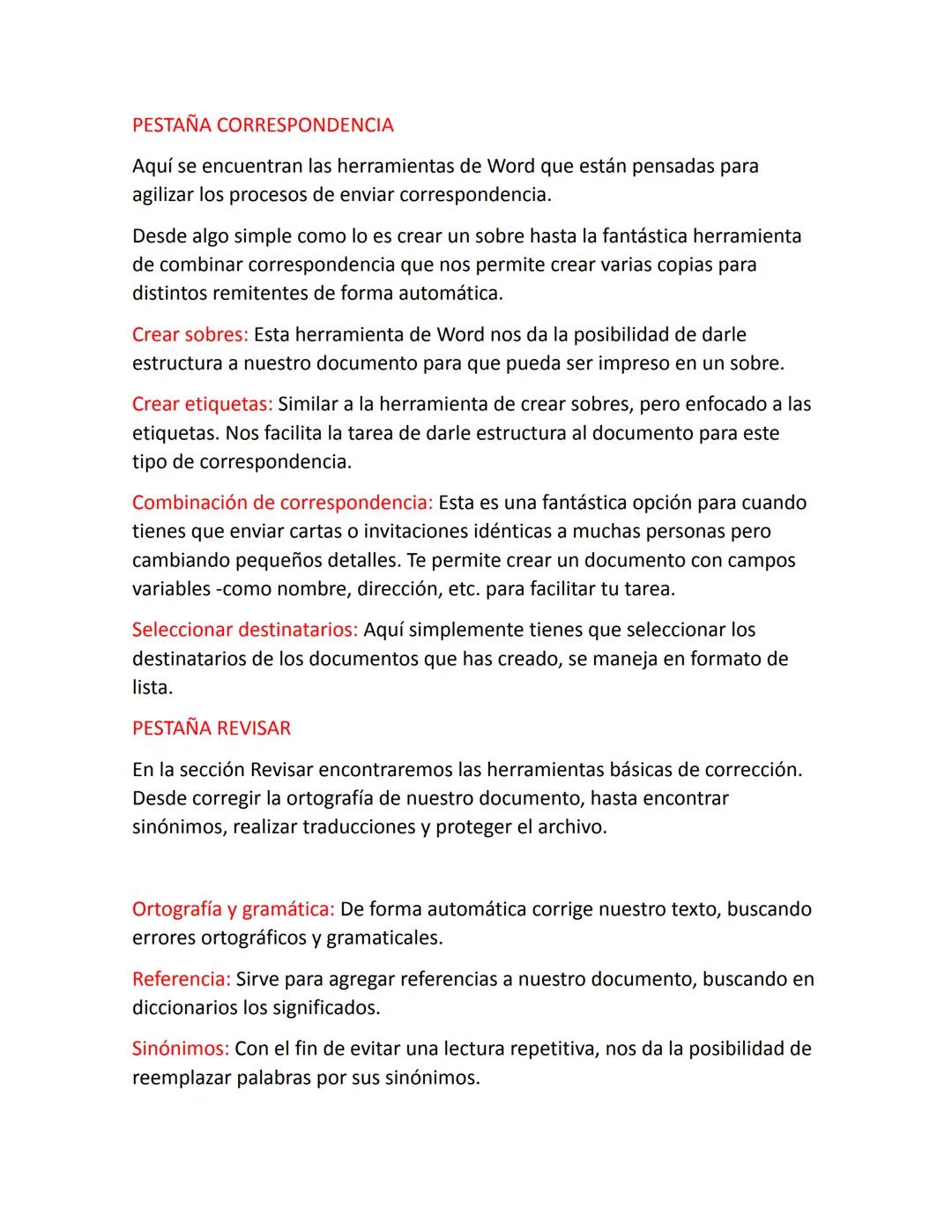 FUNCIONES DE LAS HERRAMIENTAS DE WORD.
PESTAÑA INICIO
Aquí podemos encontrar las herramientas principales. Son las que se utilizan
más a men