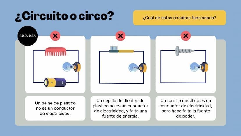 LILLO
Circuitos
Exploración de los componentes de un circuito
elle El enfoque de hoy
• El circuito eléctrico
Componentes del circuito eléctr
