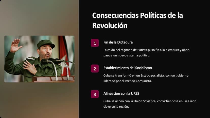 La Revolución Cubana y
su Importancia Histórica
en el Caribe
La Revolución Cubana de 1959 marcó un hito trascendental en la historia del
Car