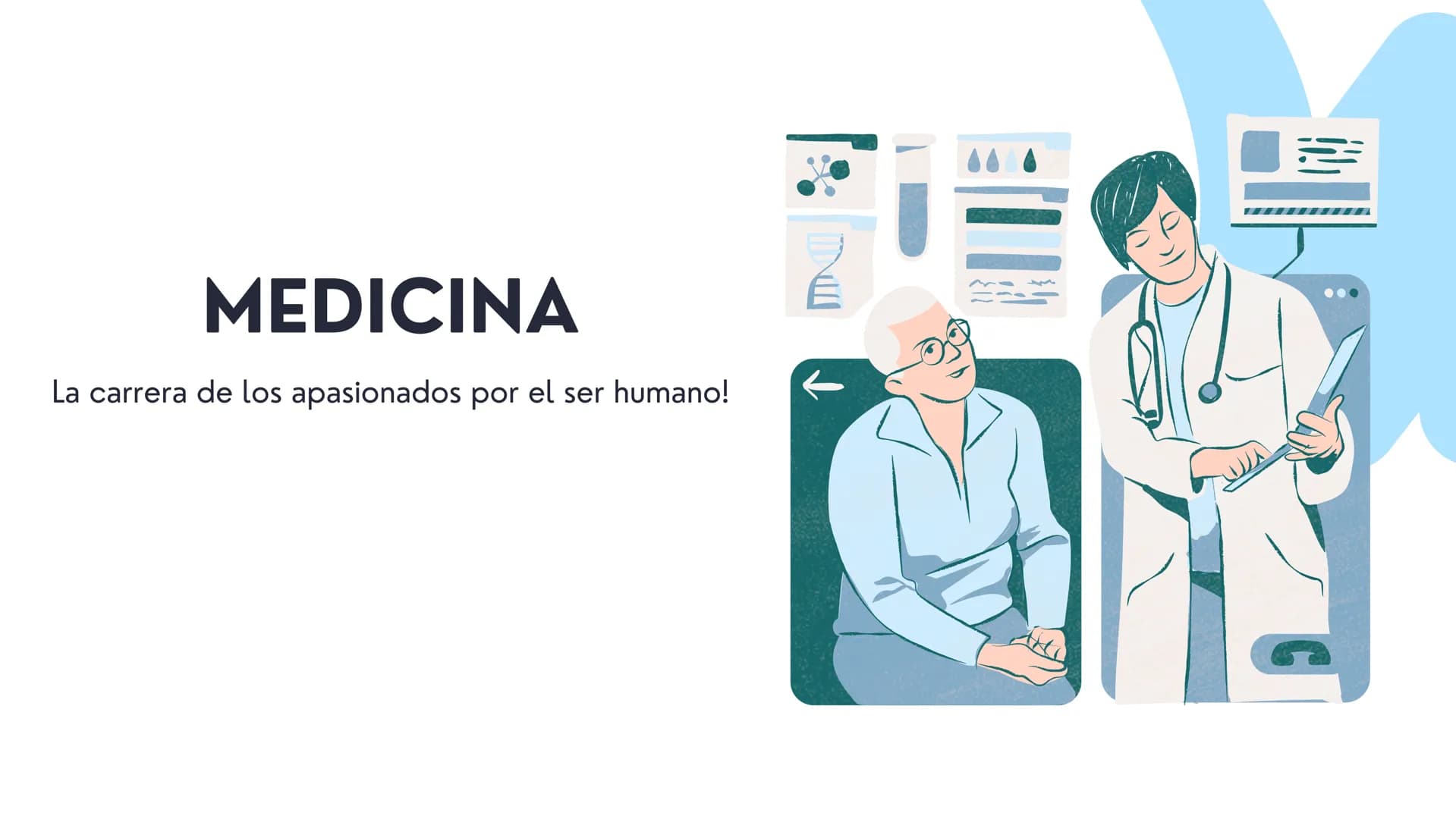 MEDICINA
La carrera de los apasionados por el ser humano! INTRODUCCION:
La rama medicinal consiste en
mantener y promover la salud, así
como