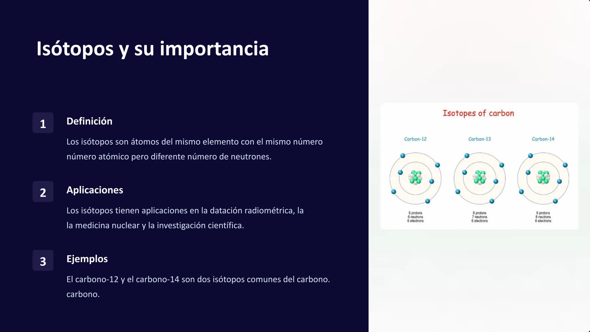Estructura atómica
La estructura atómica es la base de la química. Entender cómo están
organizados los átomos nos permite comprender las pro