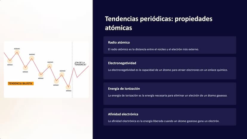 Estructura atómica
La estructura atómica es la base de la química. Entender cómo están
organizados los átomos nos permite comprender las pro