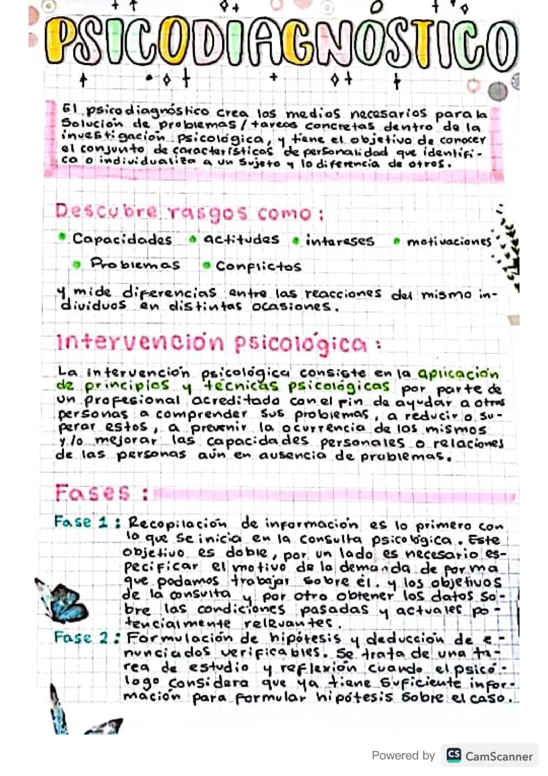 # PSICODIAGNOSTICO

++

61 psica diagnóstico crea los medios necesarios para la
Solución de problemas / tareas concretas concr dentro de de 