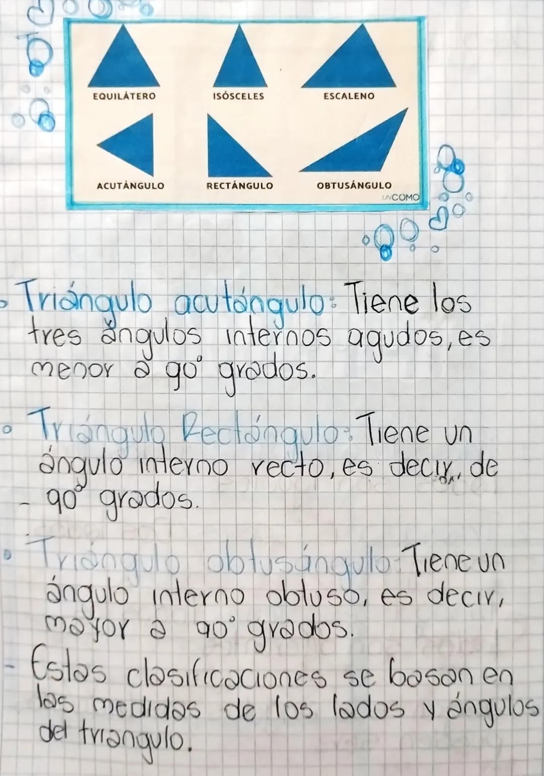 TIPOS DE
TRIANGULOS
· Triángulo equilátero todos los
lados son iguales
2 Triángulo isosceles Dos lados
Son iquales
3 thangulo escoleno Todos