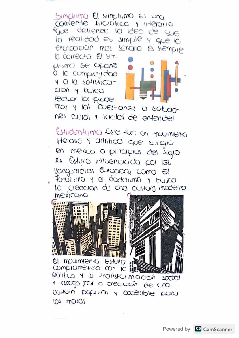 רזר,
n
VANGUARDI
SMO
to
PB.
-04-03.
Powered by CS CamScanner SO QUE ES?
El Vanguardismo Latinoame
ricano fue un movimiento
artistico literar