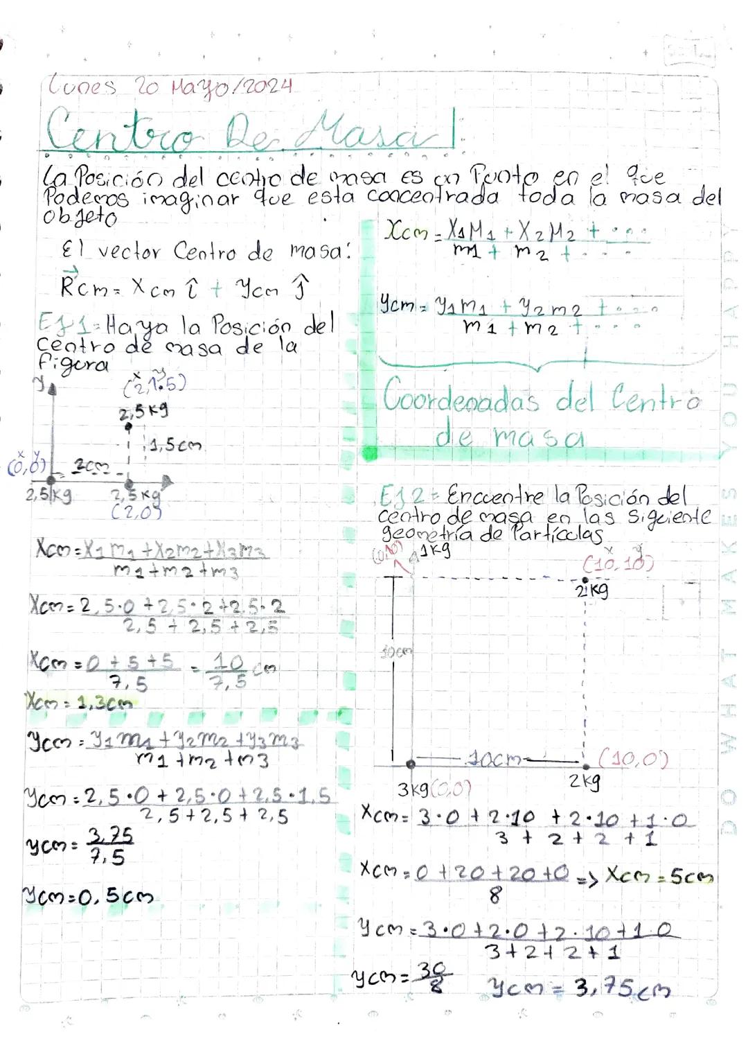 Centro de Masas: Conceptos, Fórmulas y Ejemplos