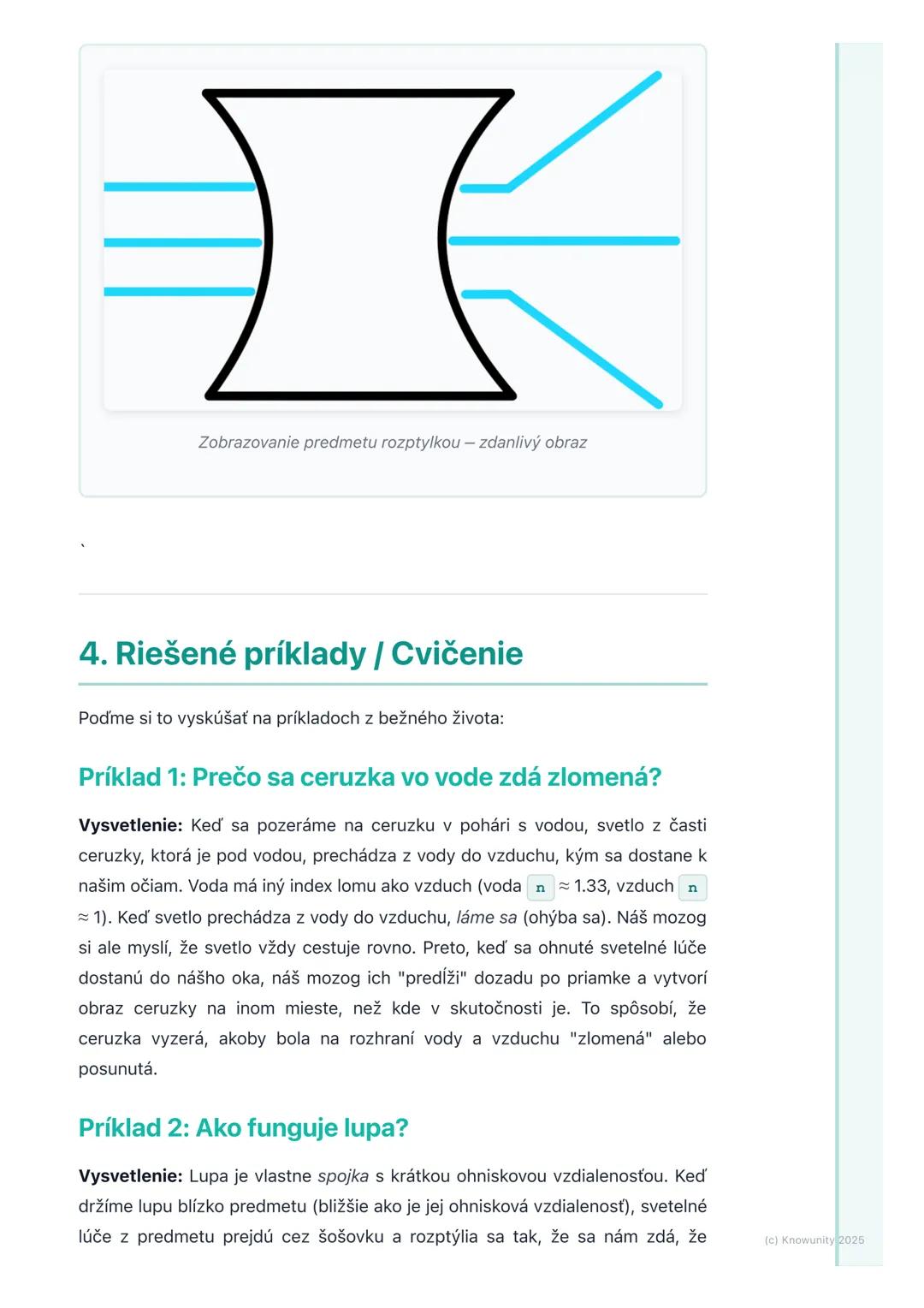 # Lom svetla a šošovky

## 1. Úvod do lomu svetla a šošoviek

Ahojte! Dnes sa budeme učiť o tom, ako sa svetlo správa, keď prechádza cez
rôz
