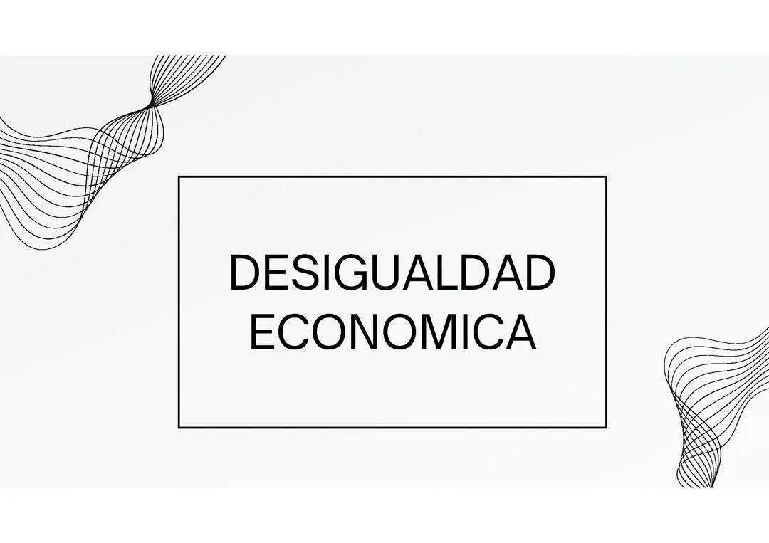 Impacto de la desigualdad económica: Análisis y Soluciones