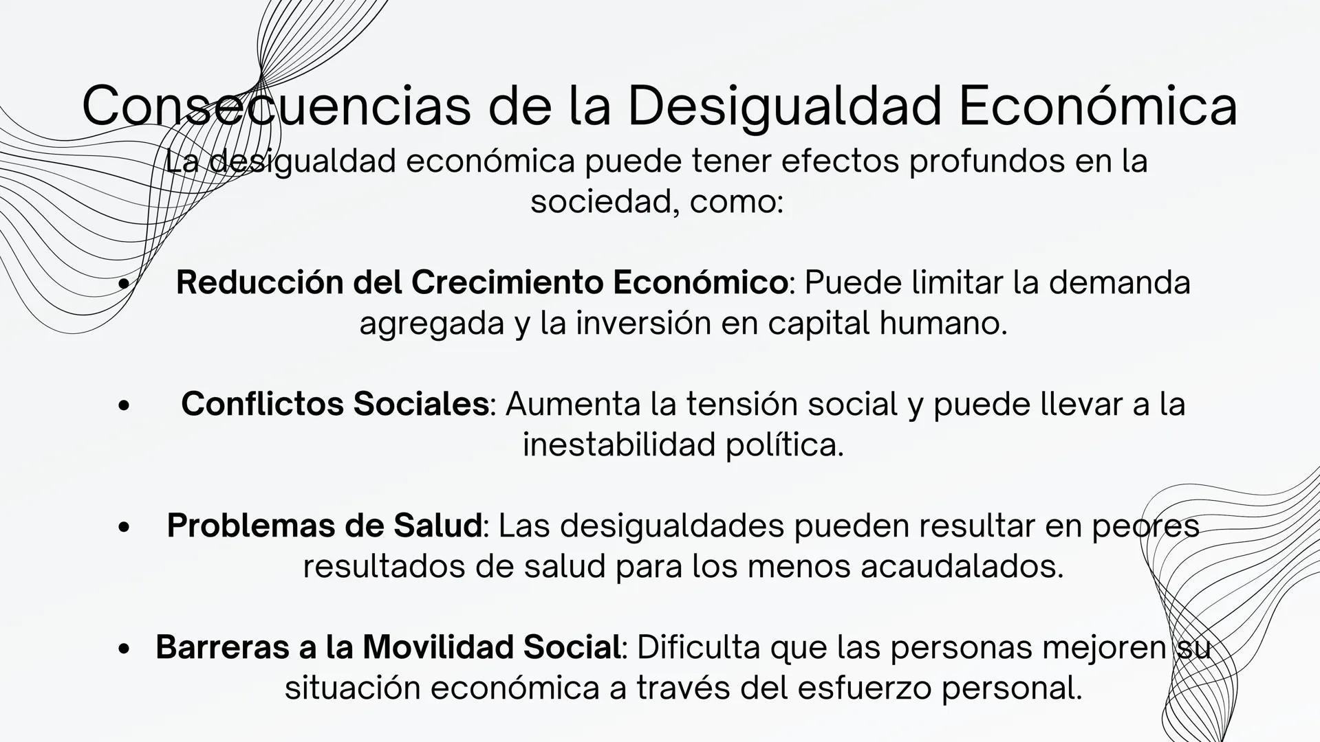 DESIGUALDAD
ECONOMICA ¿Qué es la Desigualdad economica?
La globalización se refiere al proceso por el cual
las barreras geográficas y políti