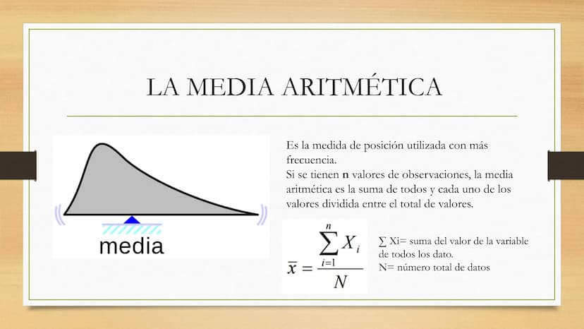 MEDIDAS
ESTADÍSTICAS MEDIDAS ESTADÍSTICAS
Son valores representativos de una colección de datos, que
resumen en unos pocos valores la inform
