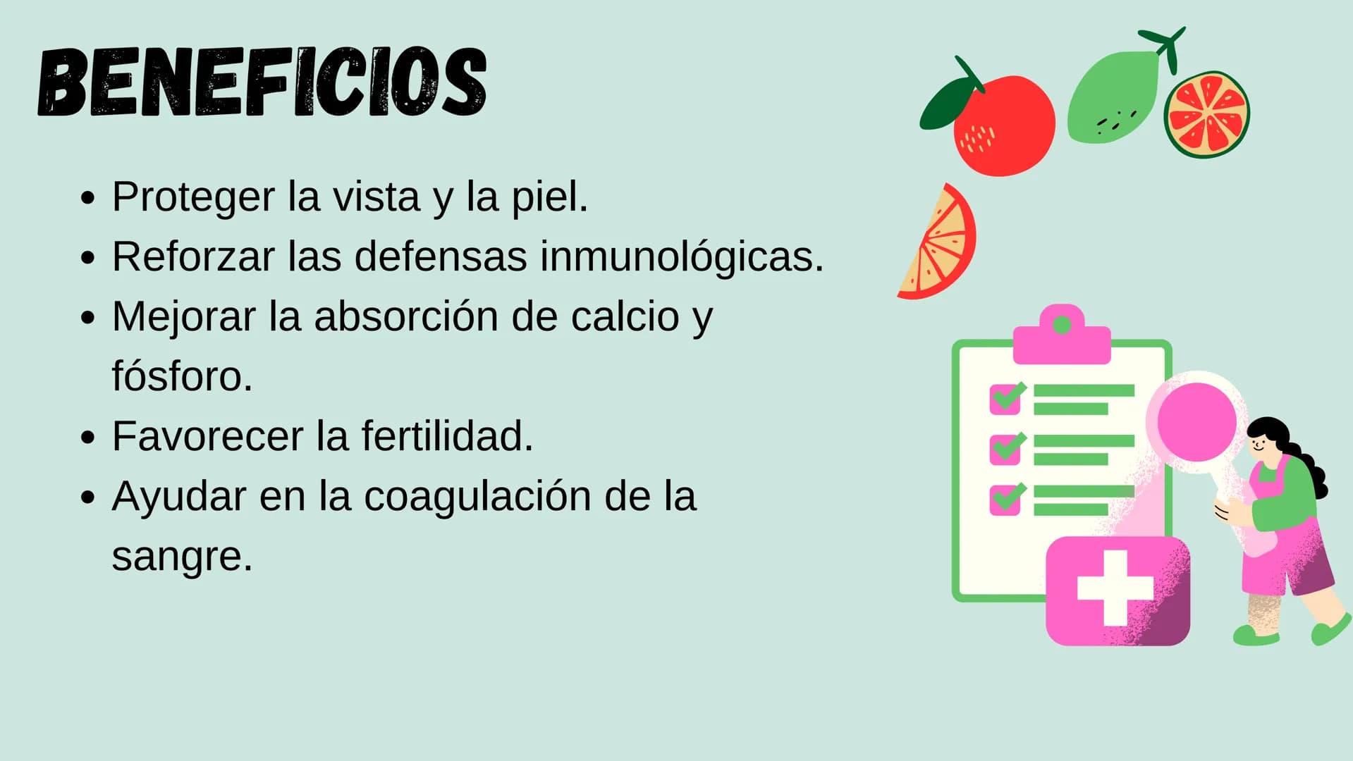 VITAMINAS
LIPOSOLUBLES ¿QUÉ SON?
Son aquellas que se pueden disolver en
las grasas. Dentro de este grupo
encontramos las vitaminas A, D, E y