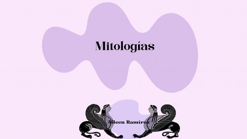 Mitologías
Aileen Ramírez MITOLOGÍA GRIEGA
¿Qué es?
Conjunto de mitos y relatos.
acerca de héroes, semidioses
Y dioses, con los
que los grie