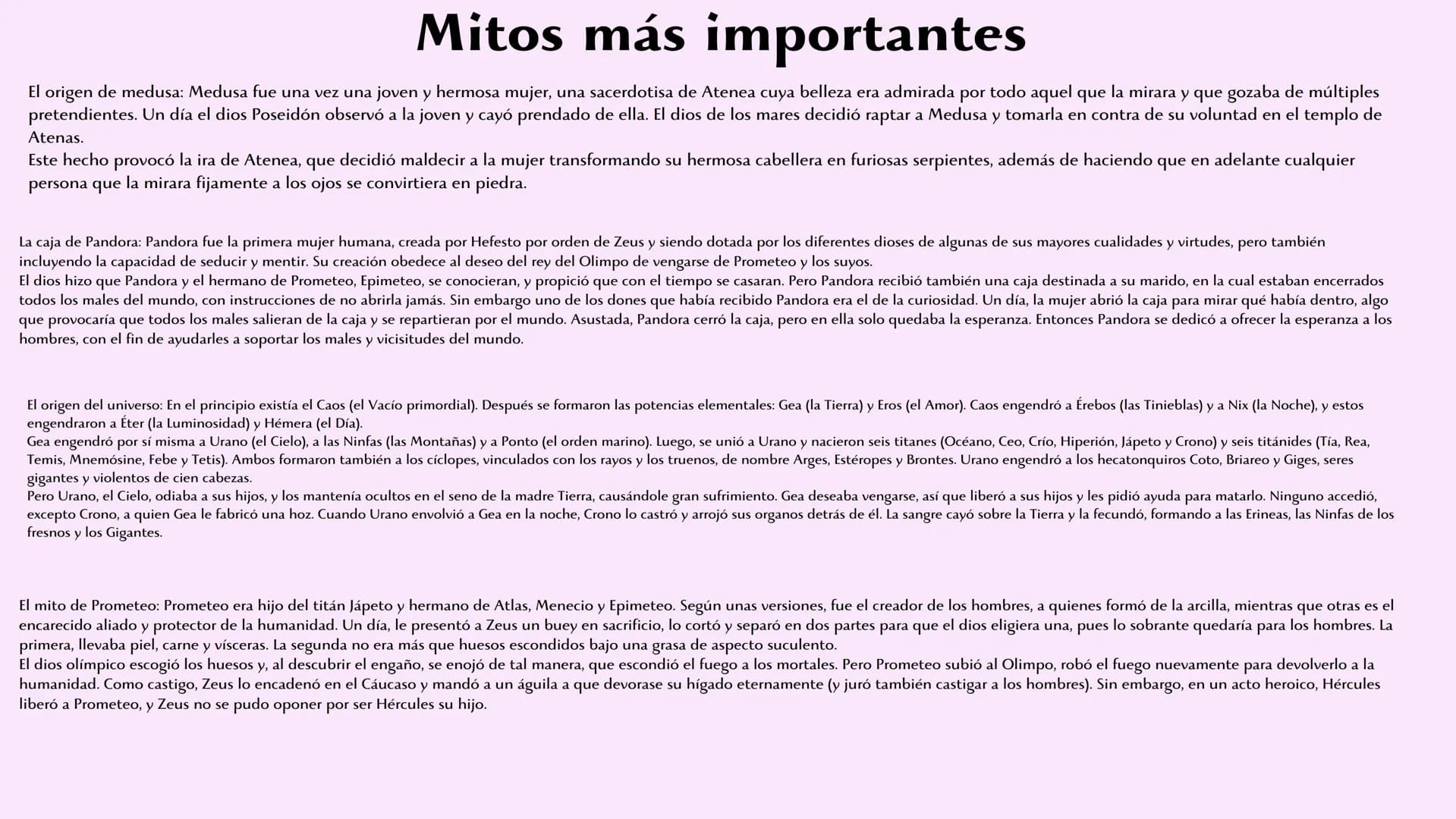 Mitologías
Aileen Ramírez MITOLOGÍA GRIEGA
¿Qué es?
Conjunto de mitos y relatos.
acerca de héroes, semidioses
Y dioses, con los
que los grie