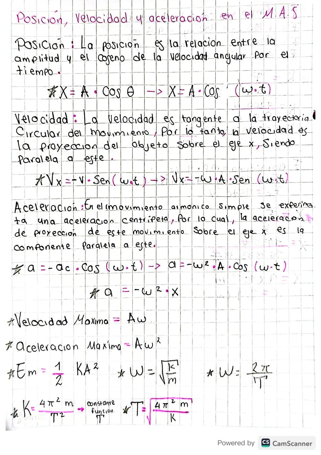 Movimiento Armonico Simple
Max = Amplitud
日
Opposición de
equilibrio
elongacion
bmd
tw
Дж
Ley de Hooke
F = = K.AX →→Cambio de la
Fuerza elas