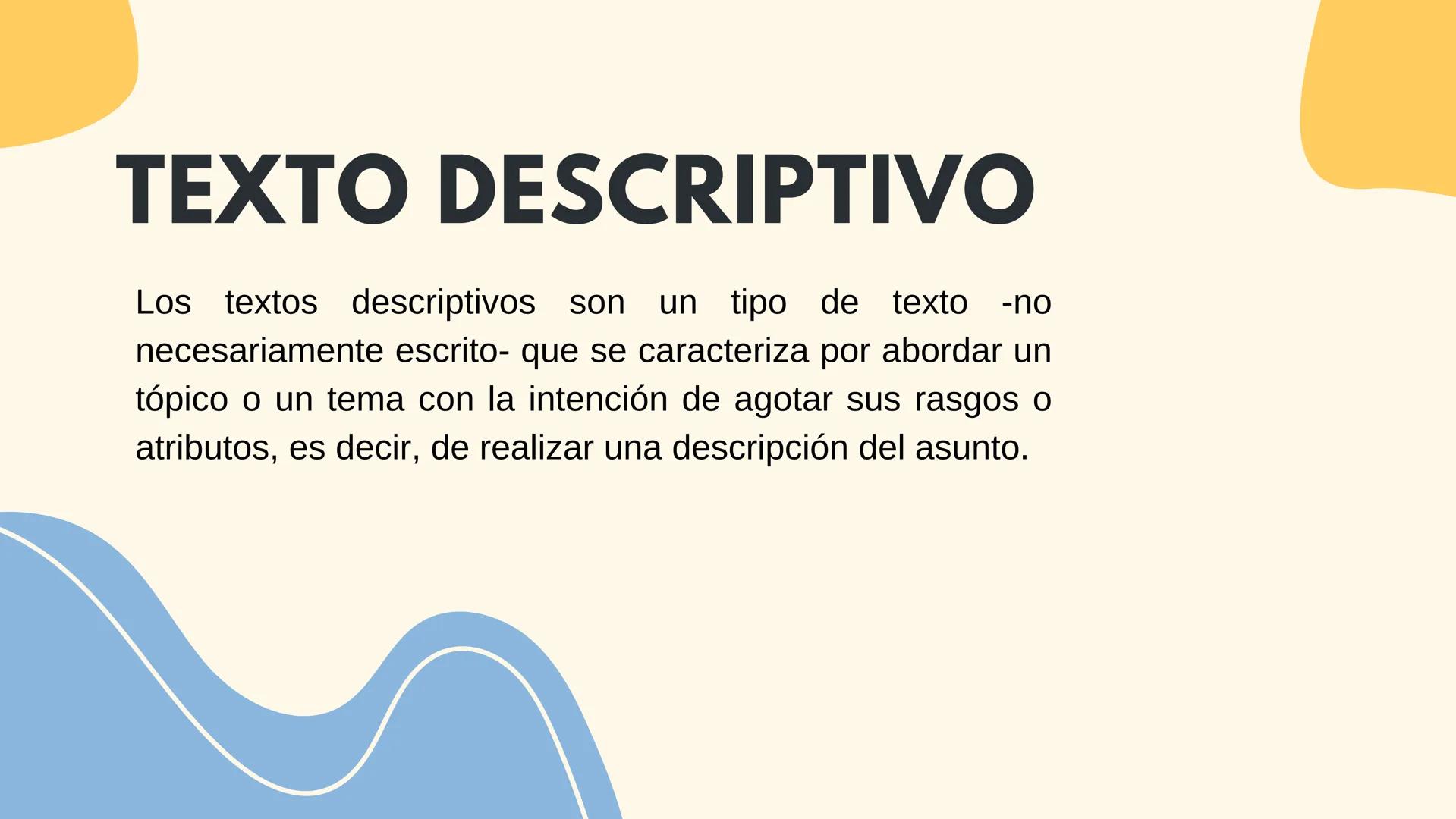 TIPOS DE
TEXTOS TEXTO NARRATIVO
Es aquel en el que se relatan acontecimientos reales o
ficticios, los cuales suceden en un tiempo y lugar
de