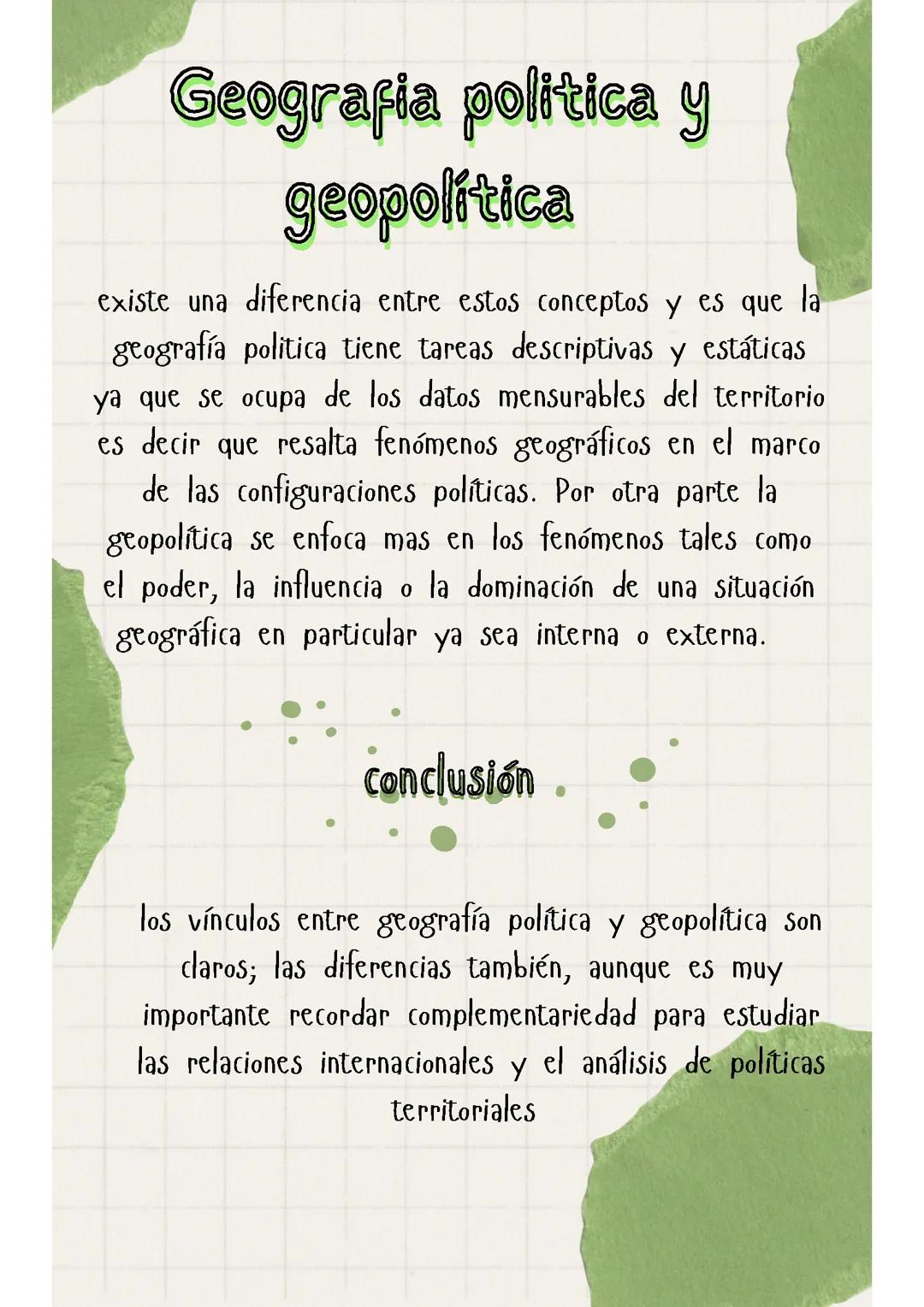 la geografía política y la geopolítica 