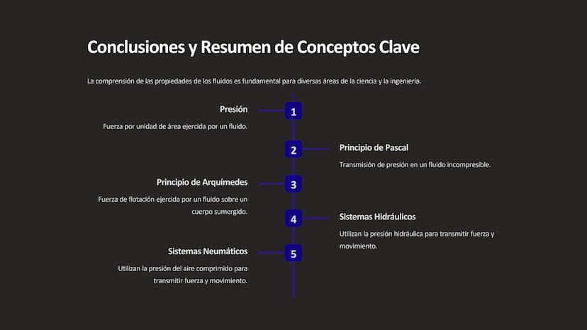 las Propiedades de
los Fluidos
Los fluidos, ya sean líquidos o gases, poseen propiedades únicas que los
diferencian de los sólidos. Estas pr