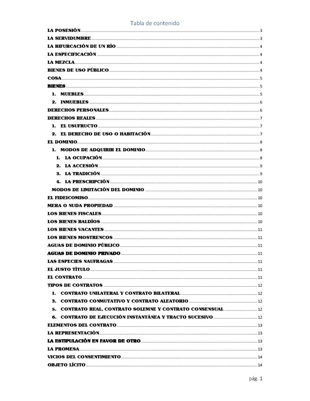 Preparatorio y Cuestionario de Civil II