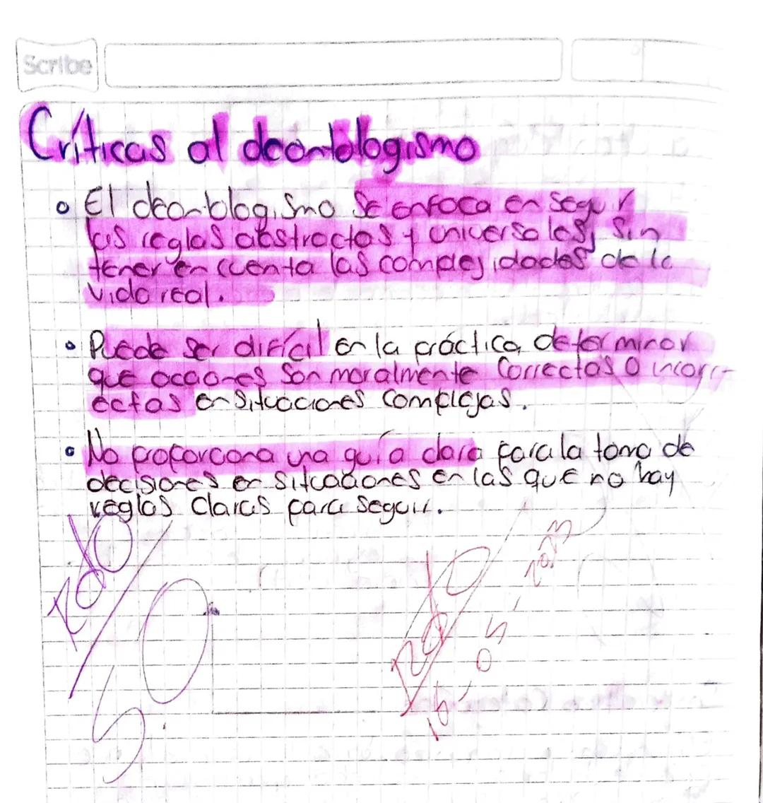 Scribe
Etica deontologica de Kont
Fant
procone que las occores éticas siguen
reglas morales universales cord distinguir e
bien del mal. Esta