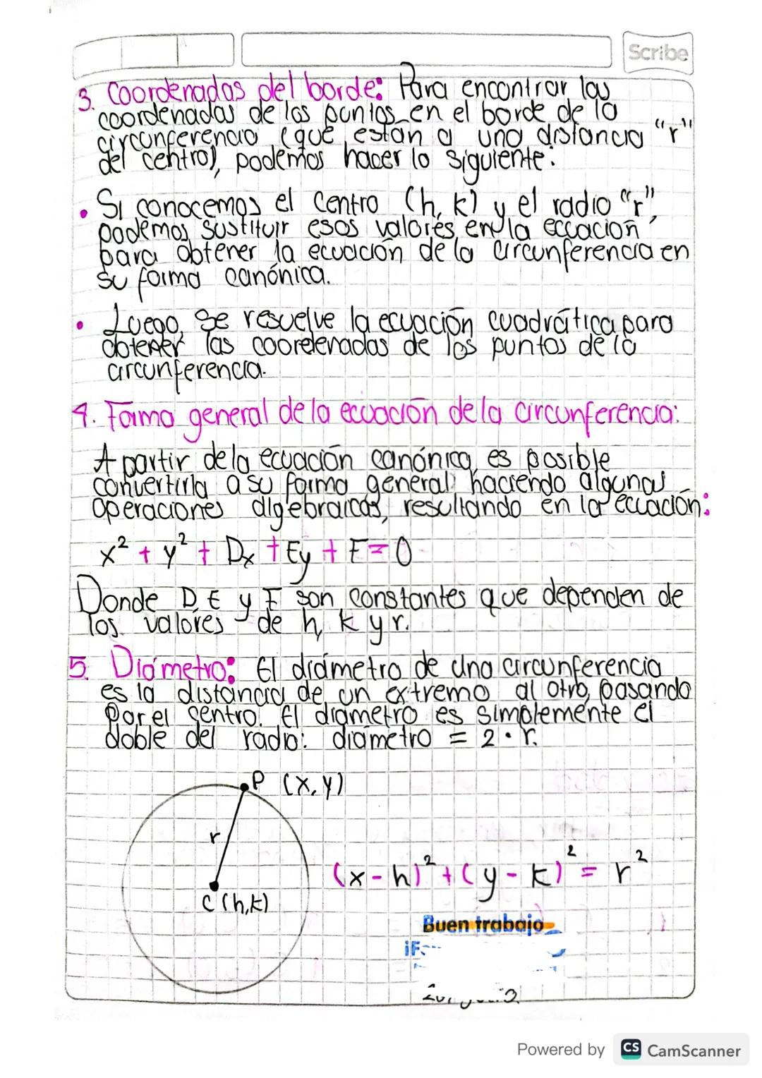 Scribe
3.
ECUACION DE
LA CIRCUNFERENCA
CANONICA
Es una expresión matemática que describe.
Circunferencia en un plano Cartesiano, la
ecuación