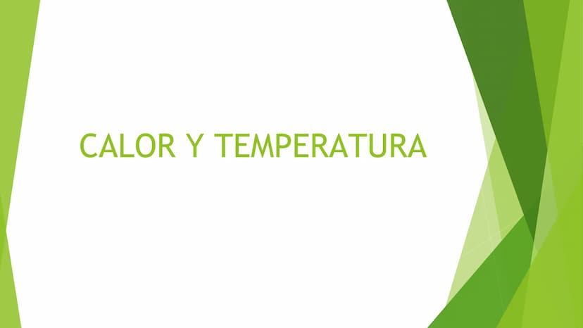 CALOR Y TEMPERATURA CALOR Y TEMPERATURA
Con frecuencia utilizamos los términos calor y temperatura para describir
eventos que observamos en 