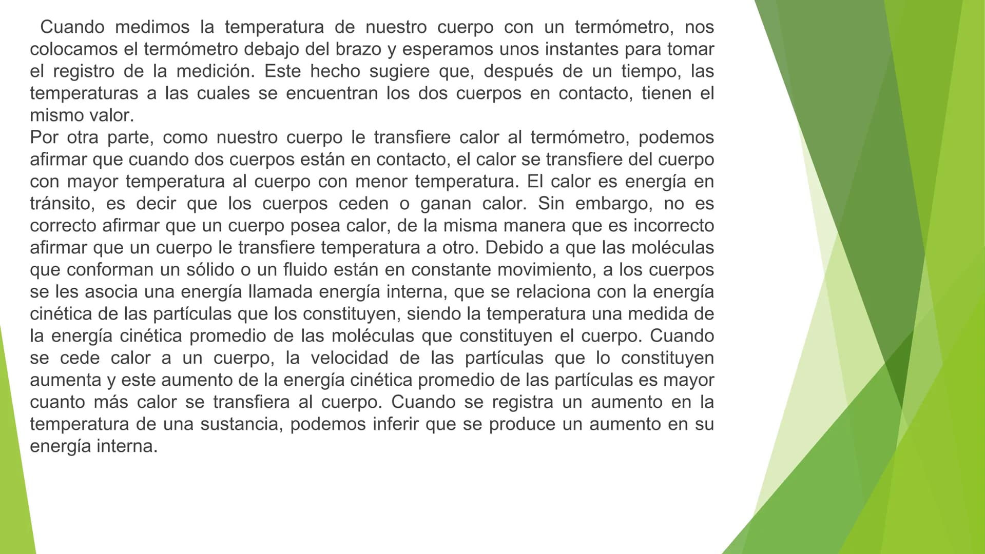 CALOR Y TEMPERATURA CALOR Y TEMPERATURA
Con frecuencia utilizamos los términos calor y temperatura para describir
eventos que observamos en 