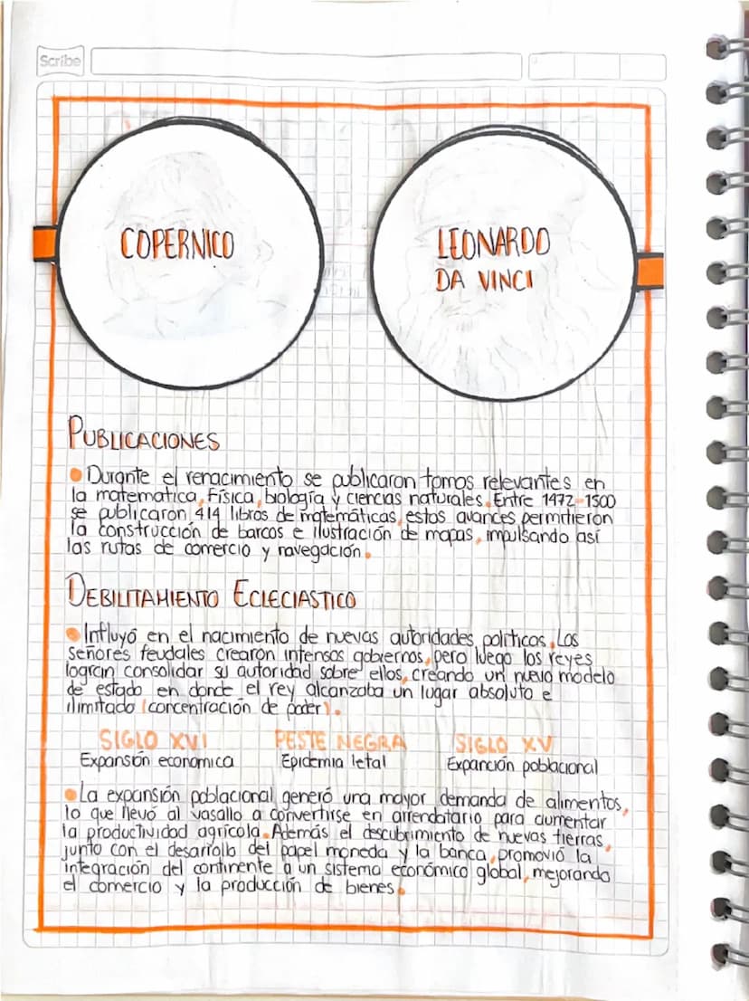 --- OCR Start ---
RENACIMIENTO
Se desarrollo, gracias a una serie de cambios políticos,
sociales e intelectuales que dieron el paso al renac