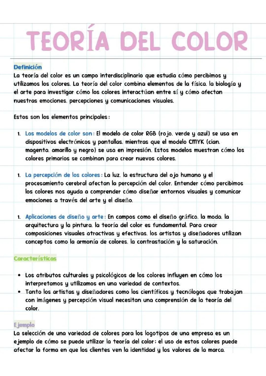 Teoría del Color