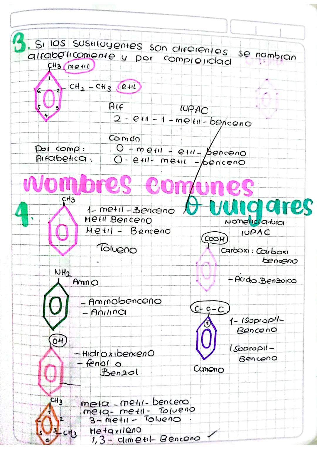 Jueves 24 de agosto de 2023

# Aromáticos
## Nomenclatura

LOS compuestos aromáticos der Bencena que
Preientan un sóia radical a sustituyent