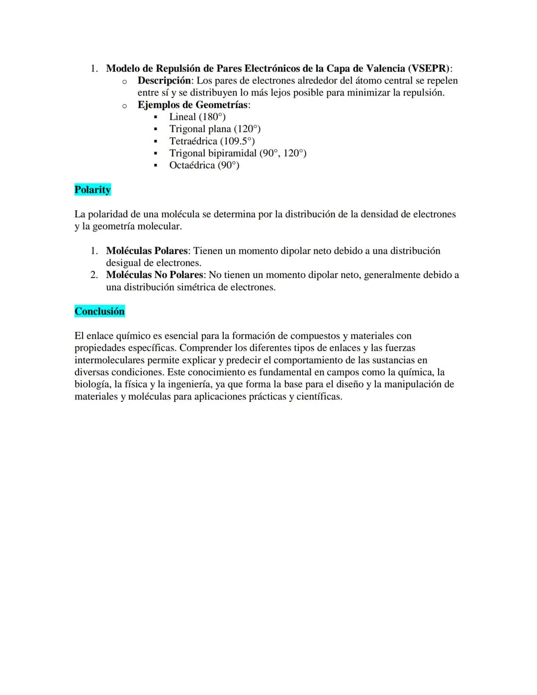 El Enlace Químico
El enlace químico es una interacción que mantiene unidos a los átomos en las moléculas y
los cristales. Es fundamental par