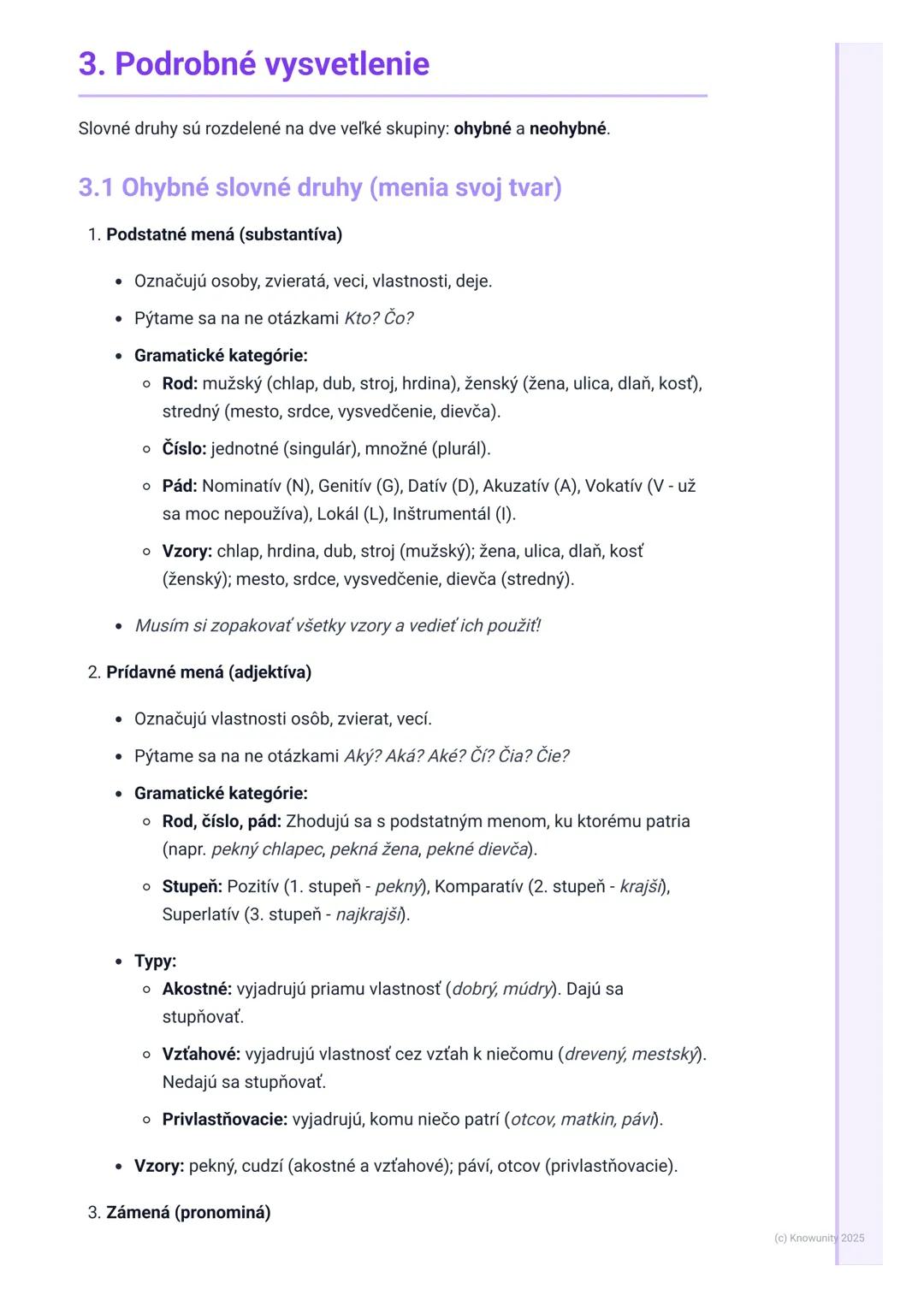 # Morfológia - Tvaroslovie

1. Prehľad a úvod do morfológie

Morfológia, alebo po slovensky tvaroslovie, je pre mňa dosť dôležitá časť
slove