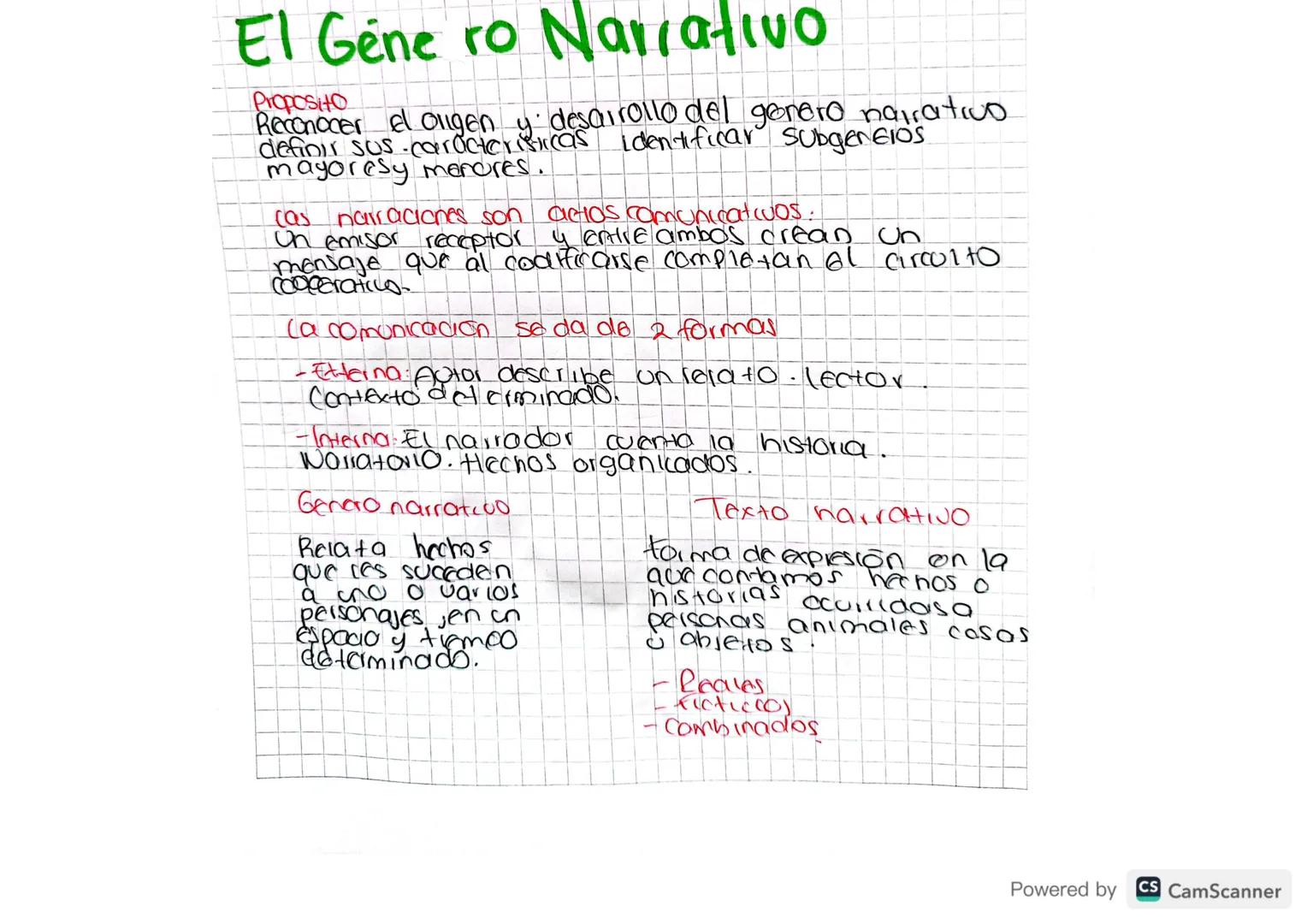 # El Gene ro Narrativo

Proposito
Reconocer el oligen y desarrollo del genero narativo
definir sus caracteristicas identificar subgeneros
ma