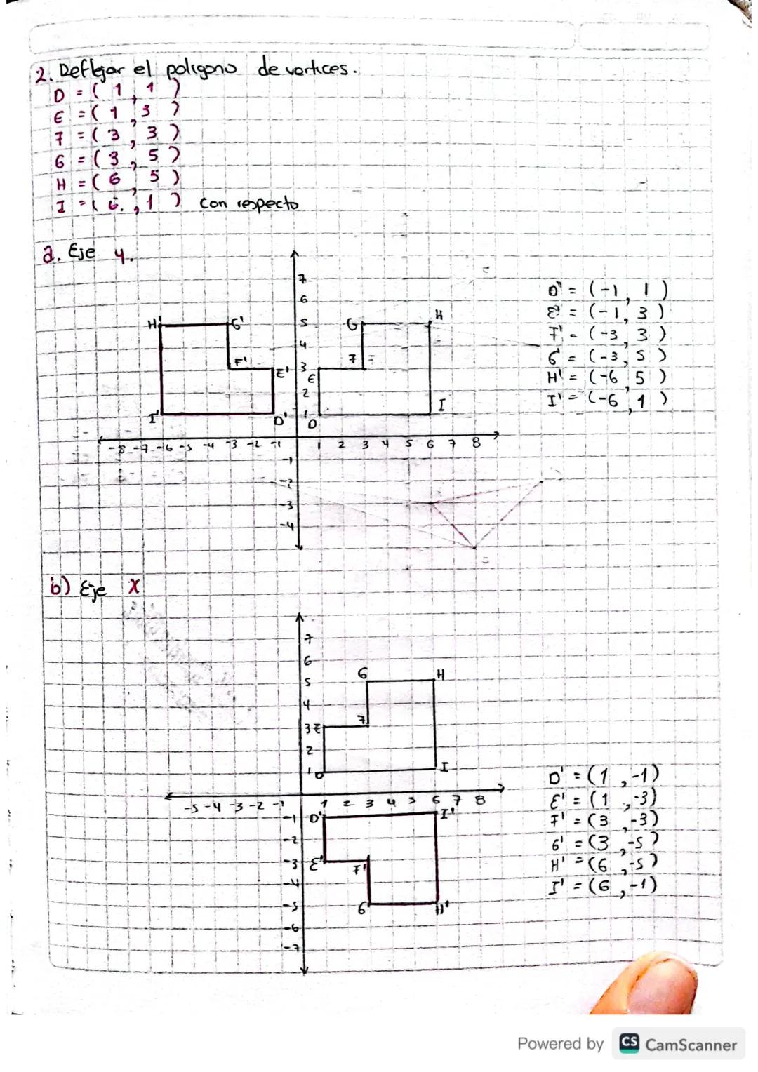 TRANSFORMACIONES IN EL
PLANO
Una transformación es un movimiento vigido de
carteriono decoordenados (x,y).
no.
figurd geometrica sobre une p