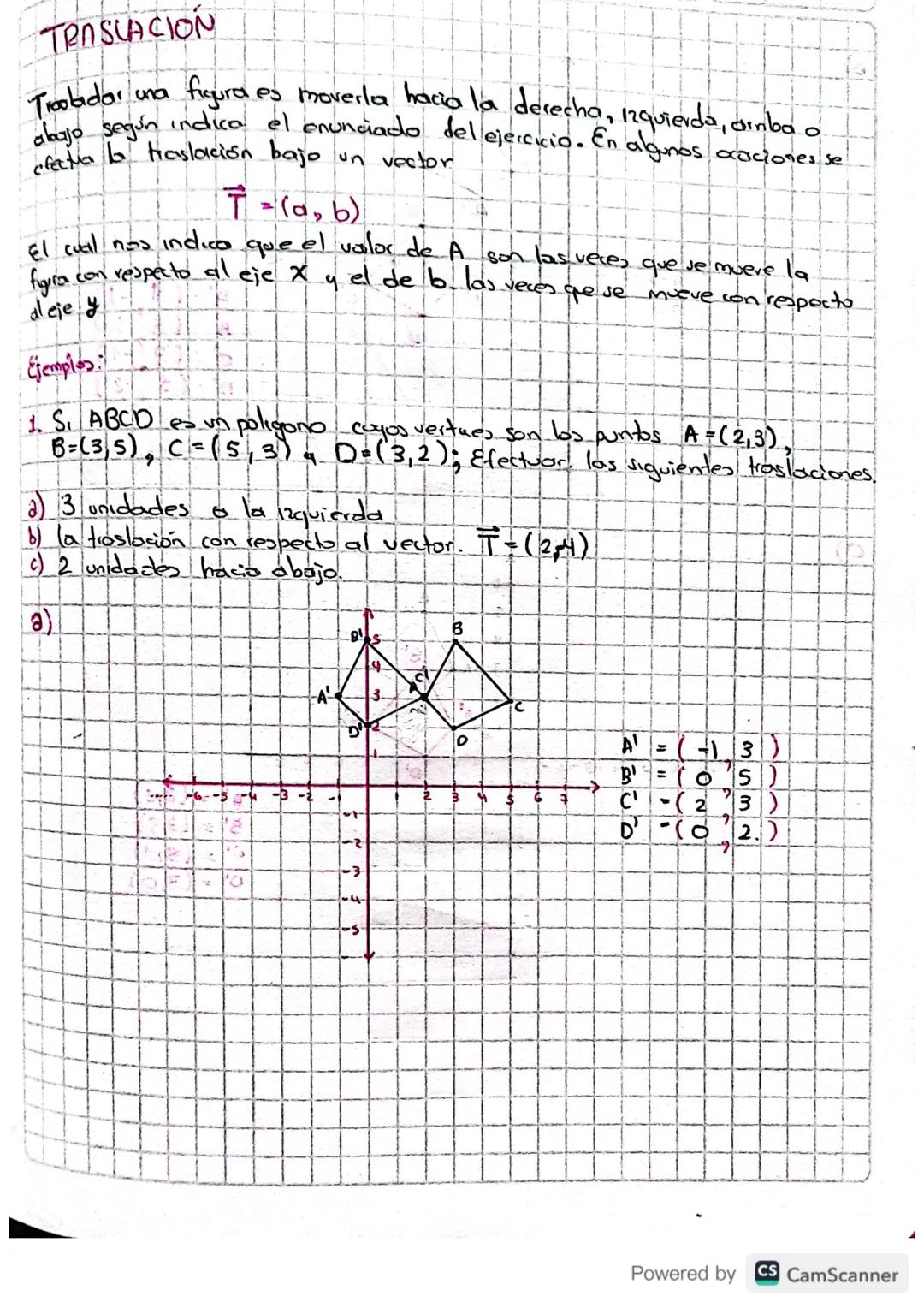 TRANSFORMACIONES IN EL
PLANO
Una transformación es un movimiento vigido de
carteriono decoordenados (x,y).
no.
figurd geometrica sobre une p
