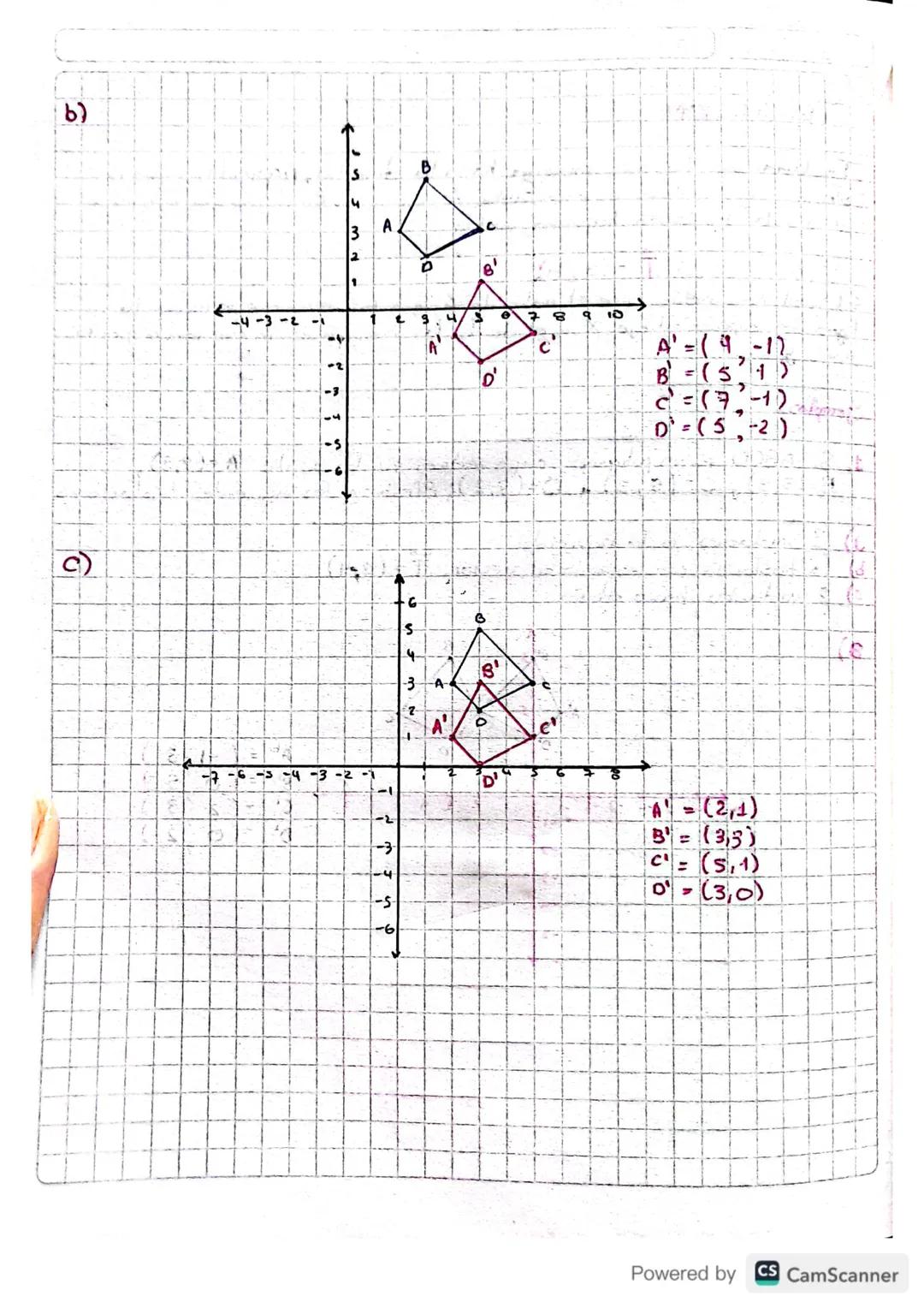 TRANSFORMACIONES IN EL
PLANO
Una transformación es un movimiento vigido de
carteriono decoordenados (x,y).
no.
figurd geometrica sobre une p