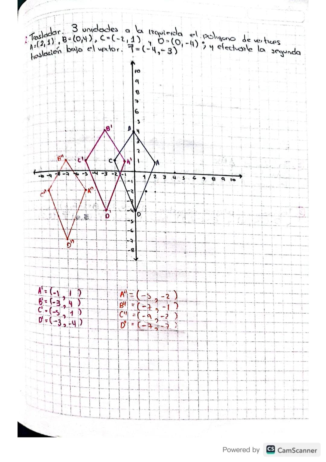 TRANSFORMACIONES IN EL
PLANO
Una transformación es un movimiento vigido de
carteriono decoordenados (x,y).
no.
figurd geometrica sobre une p