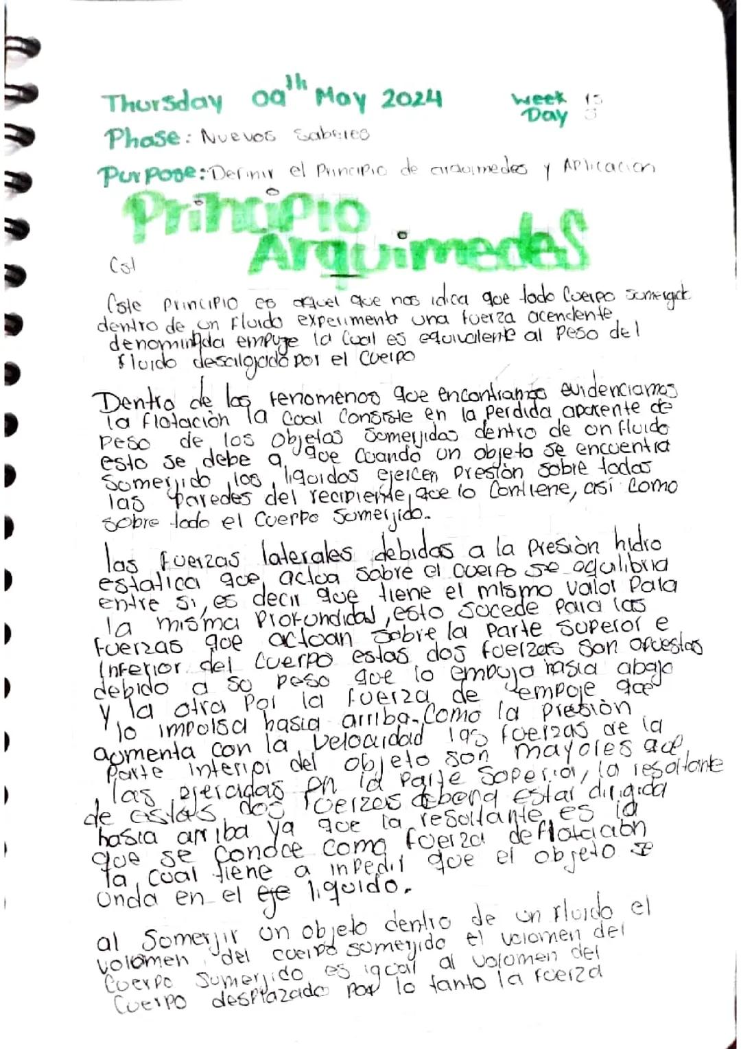 Principio de arquimedes