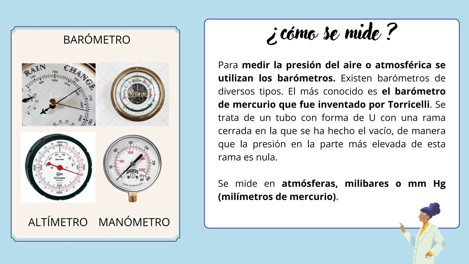 Física
PRESIÓN
ATMOSFÉRICA Upward pressure
¿QUE ES PRESIÓN?
Es la magnitud que mide la distribución de la
fuerza a través de un área determi