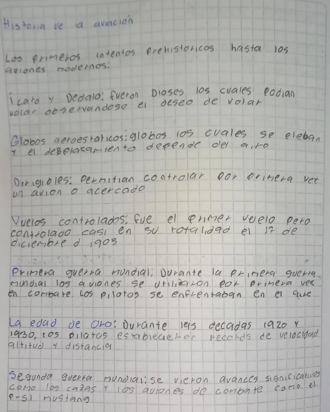 historia aviación

*   Desde la antigüedad, el ser humano ha soñado
con dolar como las aves, pero sus primeros intentos
fueron fallid os

* 