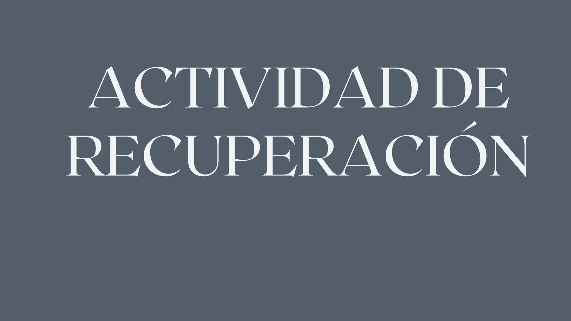 # ACTIVIDAD DE
# RECUPERACIÓN Defina qué es una base de datos.

Se define una base de datos como una serie de datos
organizados y relacionad