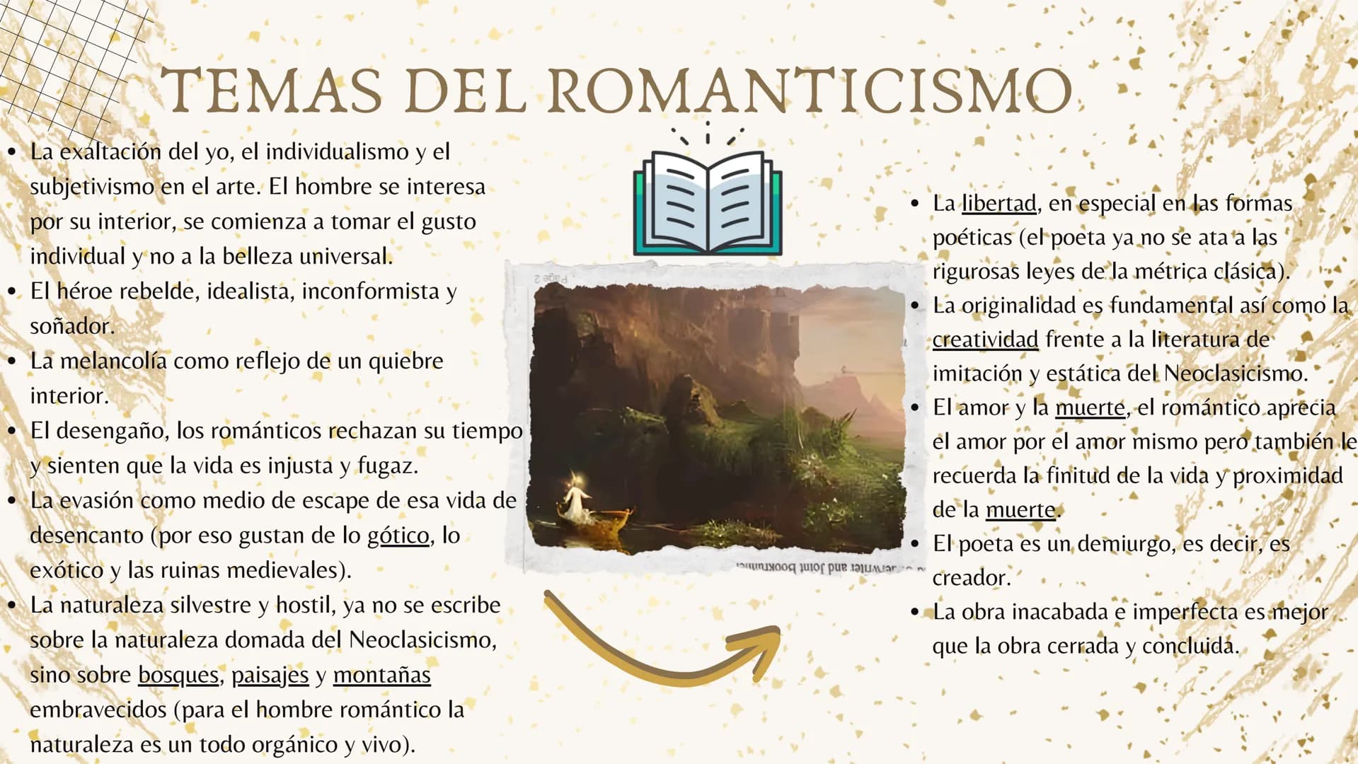 LITERATURA DEL
ROMANTICISMO ¿QUÉ ES EL
ROMANTICISMO?
El Romanticismo es un movimiento cultural,
artístico y literario que se originó en Alem