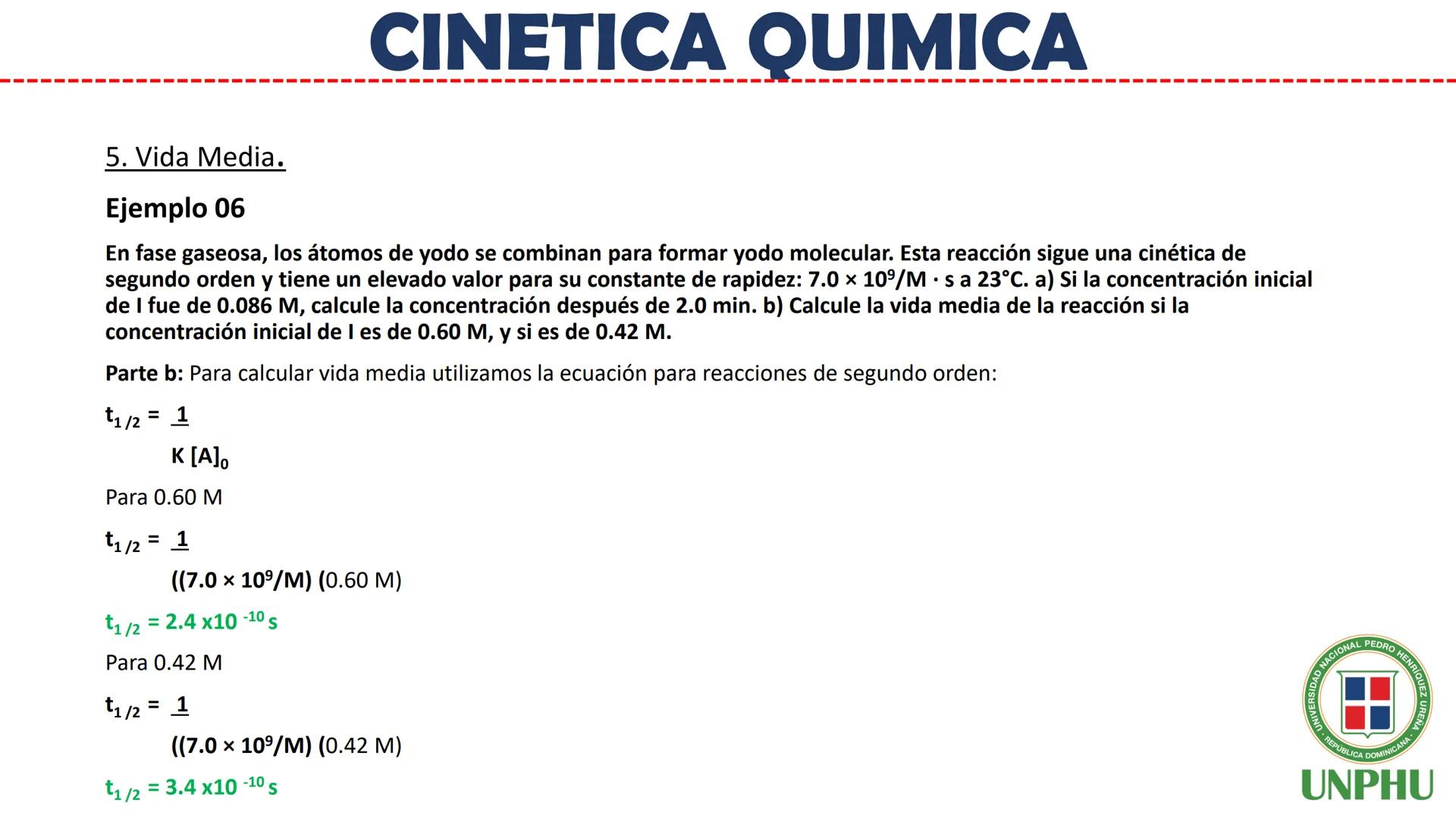 # Química General II (QUI-112)

# CINETICA QUIMICA

Facilitador: Ing. Maribel Espinosa

NIVERSIDAD NACIONAL PEDRO HENRIQUEZ URENA

REPÚBLICA