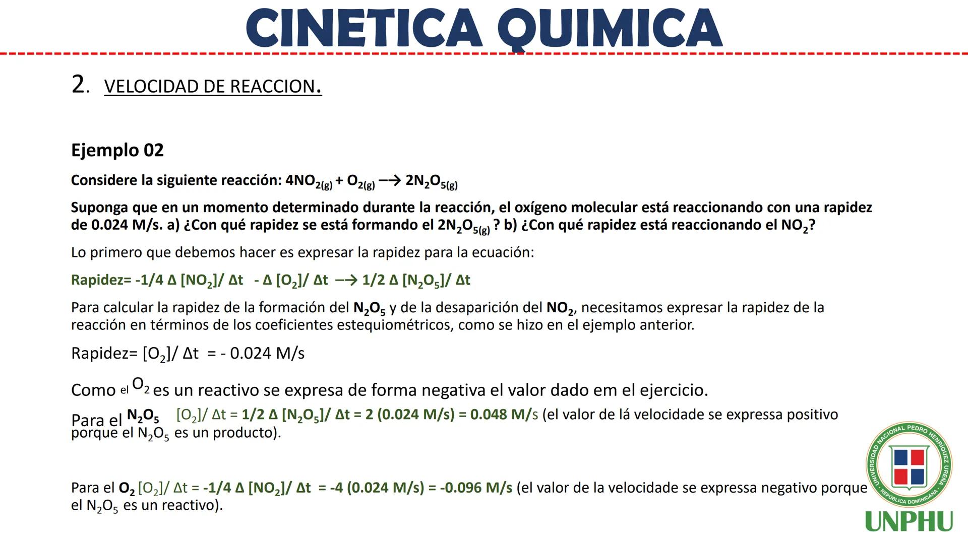 # Química General II (QUI-112)

# CINETICA QUIMICA

Facilitador: Ing. Maribel Espinosa

NIVERSIDAD NACIONAL PEDRO HENRIQUEZ URENA

REPÚBLICA