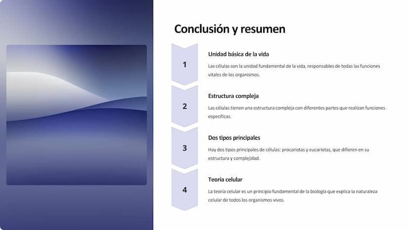 la célula
La célula es la unidad fundamental de la vida. Es la estructura más pequeña que
puede realizar las funciones vitales como la repro