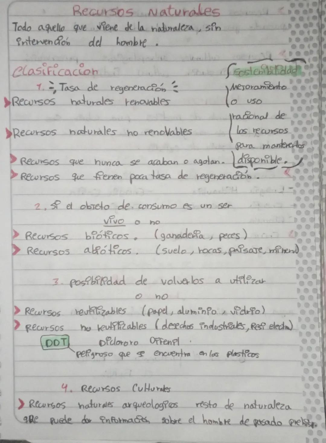 Recursos naturales y energéticos 